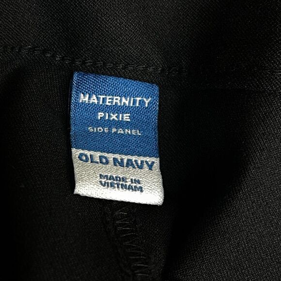 Old Navy Maternity Side Panel Pixie Ankle Pants Women's Size 10 - Picture 3 of 9